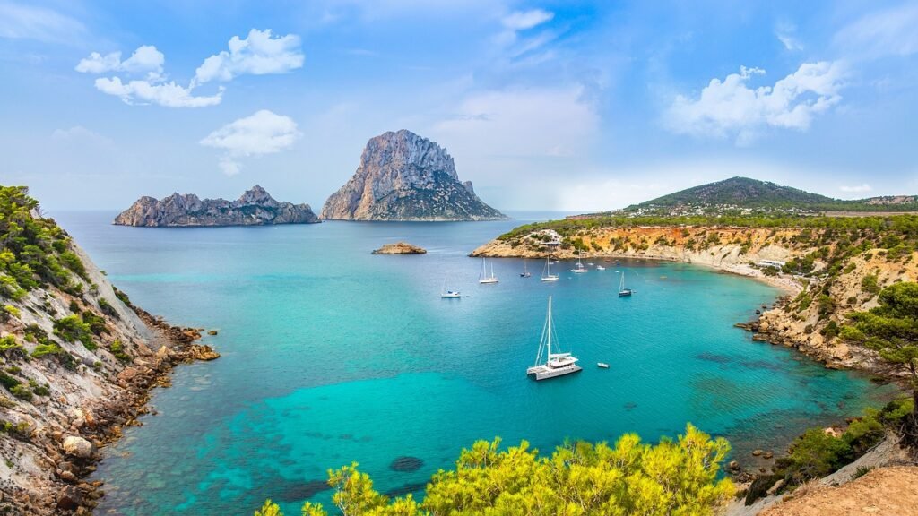 coast, rock, sea, bay, nature, ibiza